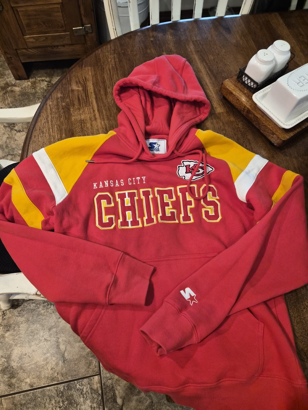 Kansas City Chiefs Men's Red Pullover Hoodie